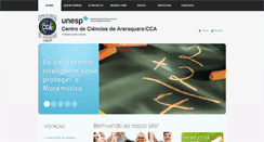 Desktop Screenshot of cca.iq.unesp.br