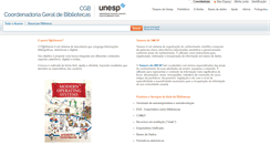 Desktop Screenshot of parthenon.biblioteca.unesp.br