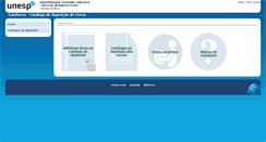 Desktop Screenshot of catalivros.biblioteca.bauru.unesp.br
