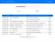Tablet Screenshot of pabx.fosjc.unesp.br