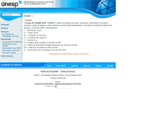 Tablet Screenshot of gtweb.fmb.unesp.br